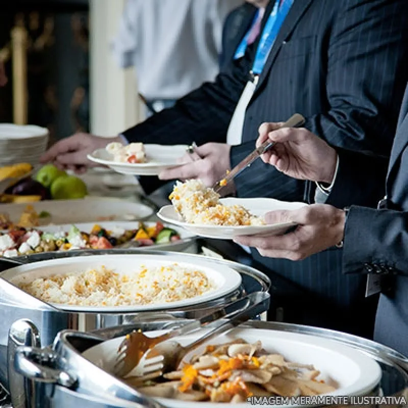 almoço confraternização empresa